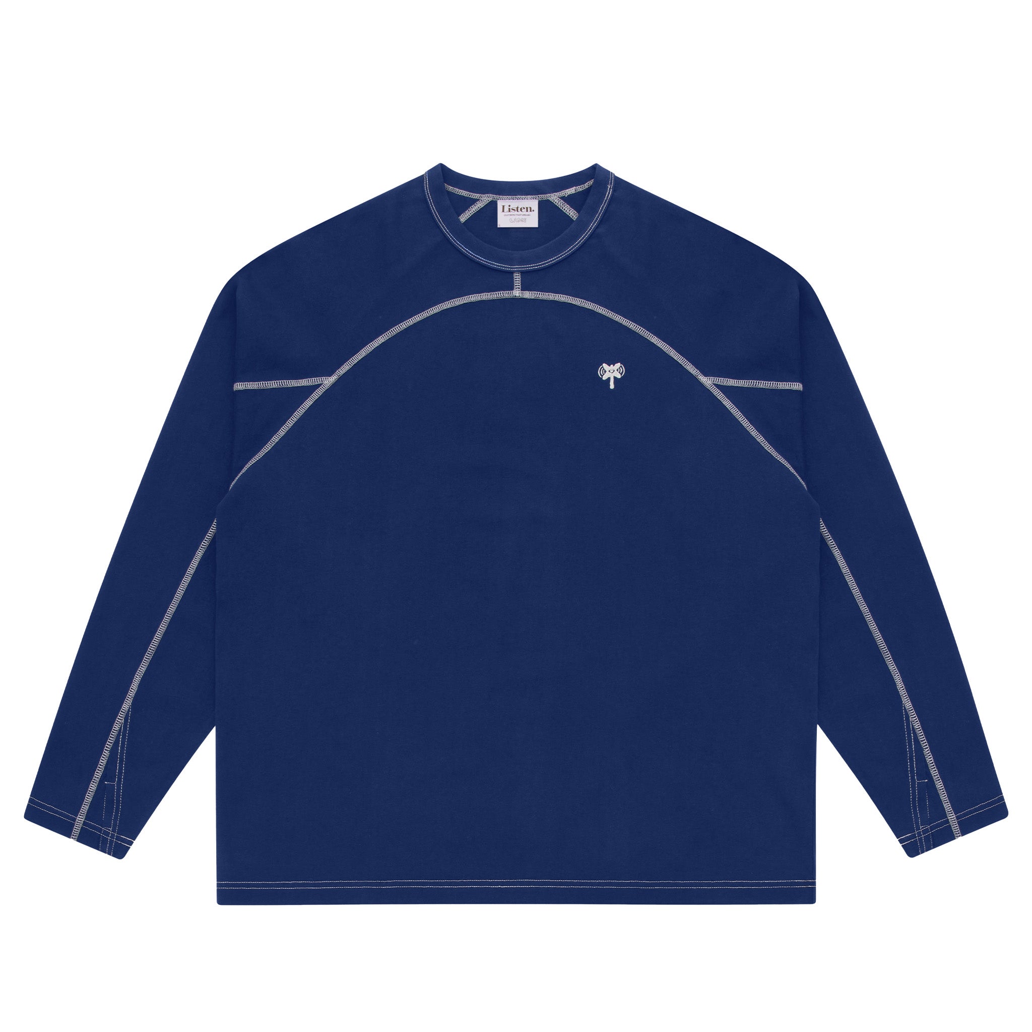 Signal Long Sleeve Tee - Navy