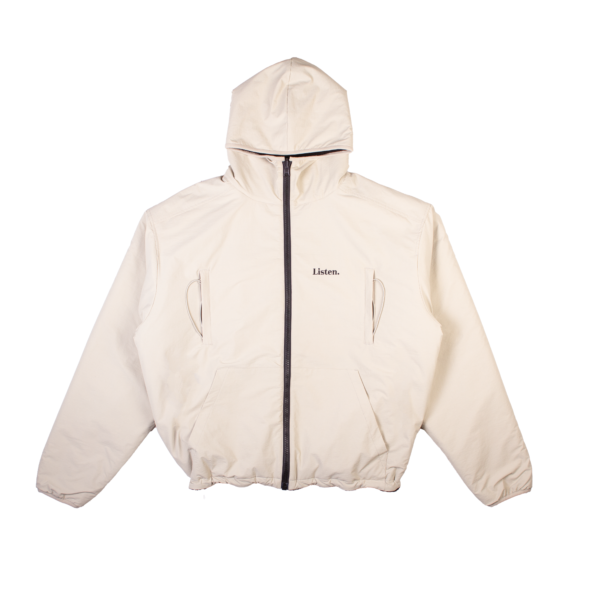 Reversible Polar jacket - Black and Cream