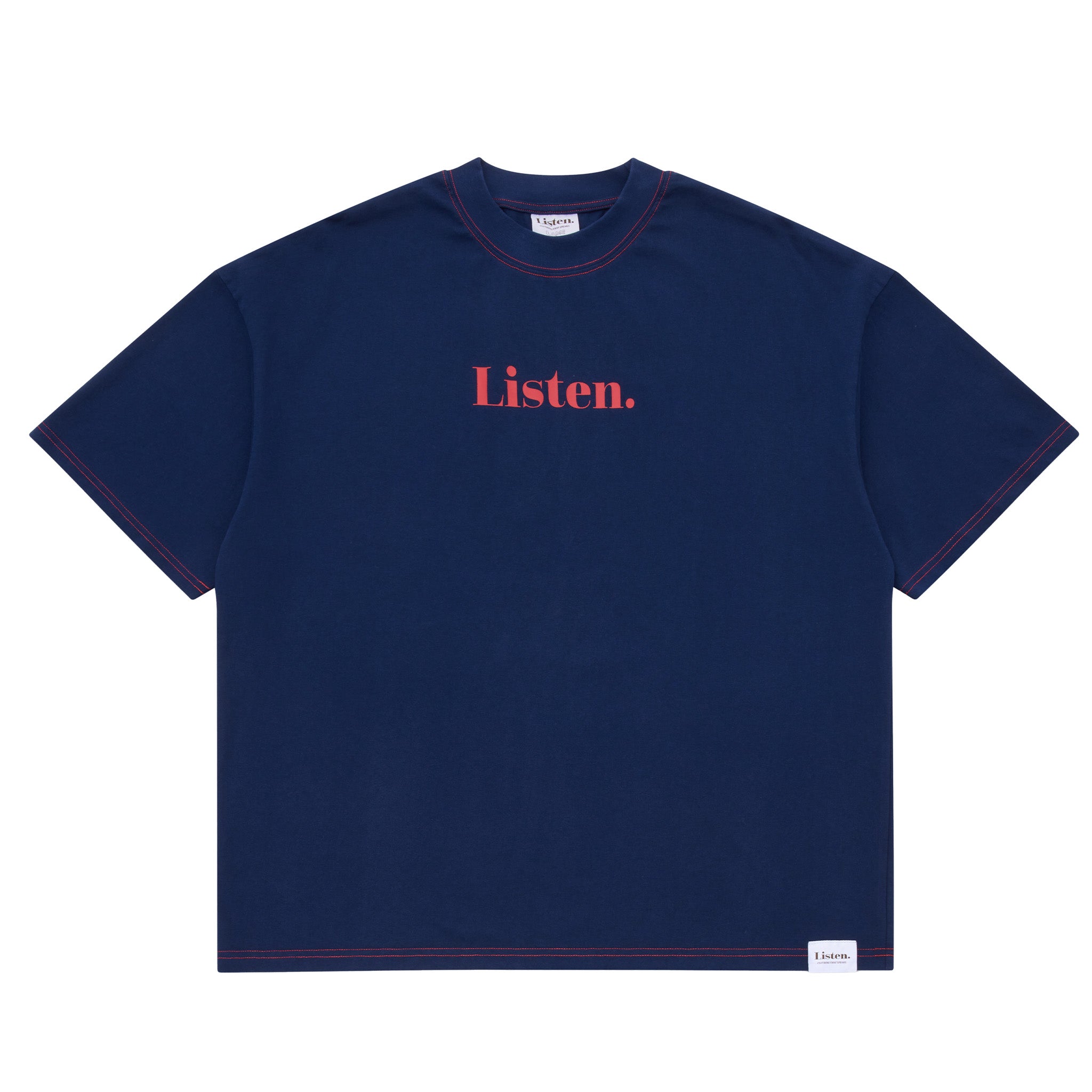 Logo Tee - Navy / Red