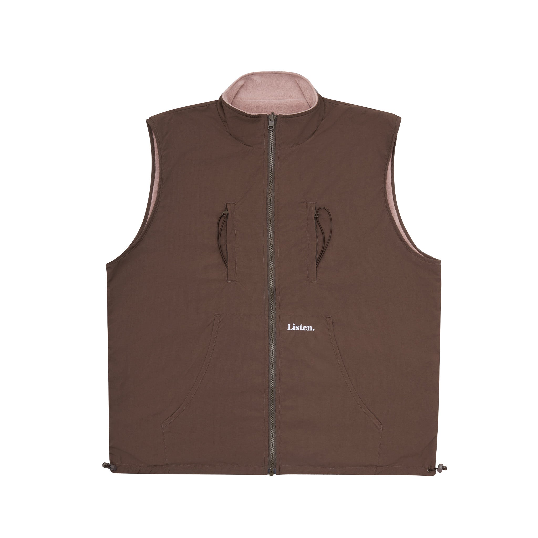 Eclipse Reversible Vest - Brown